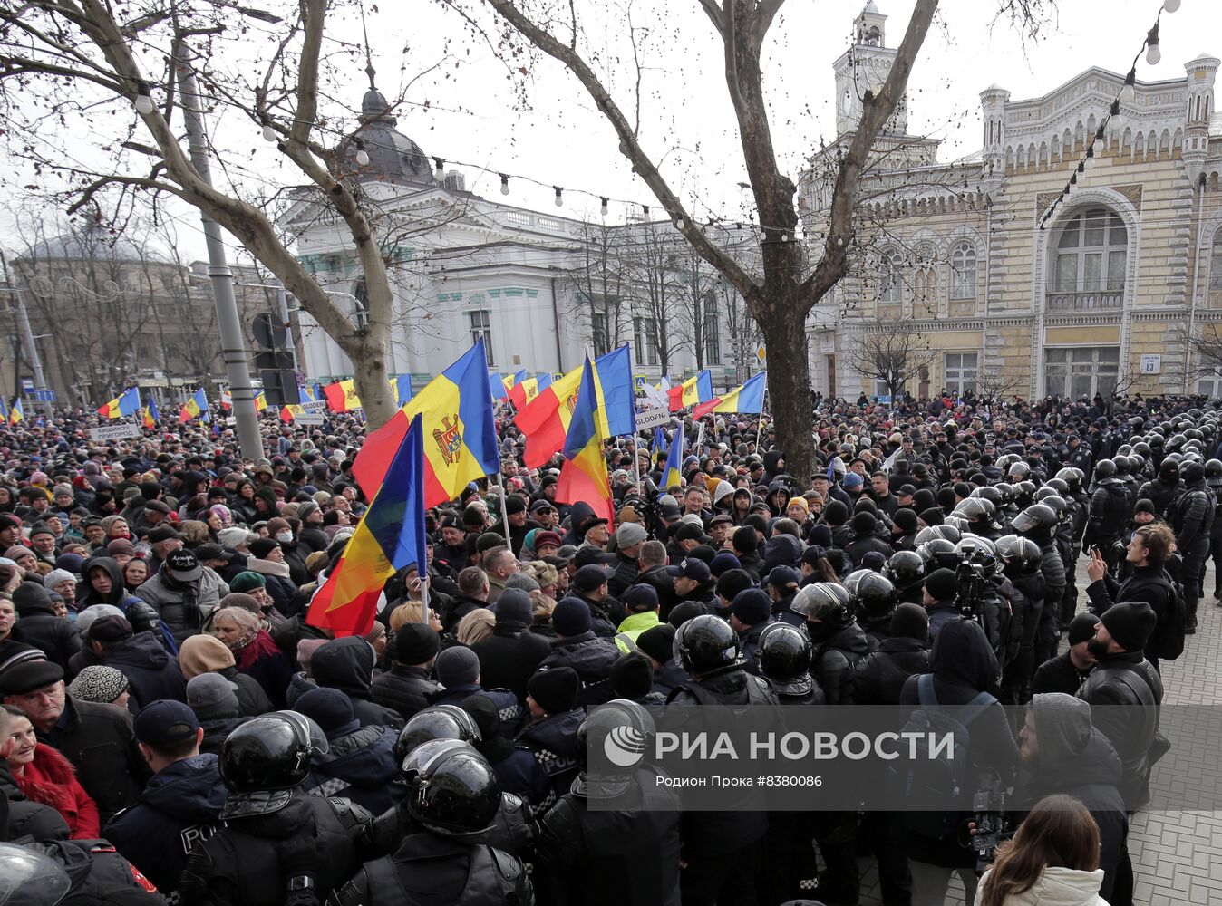 Протестная акция оппозиции в Кишиневе