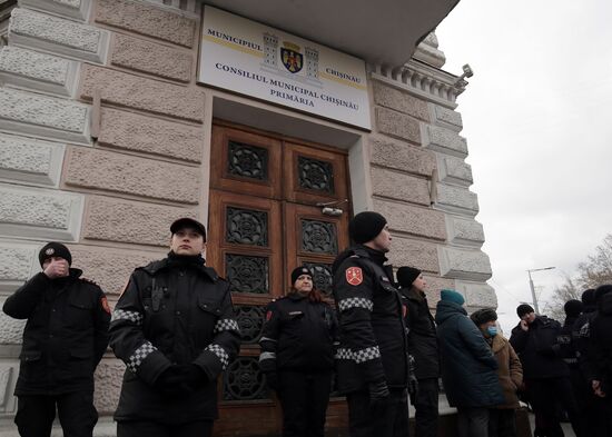 Протестная акция оппозиции в Кишиневе