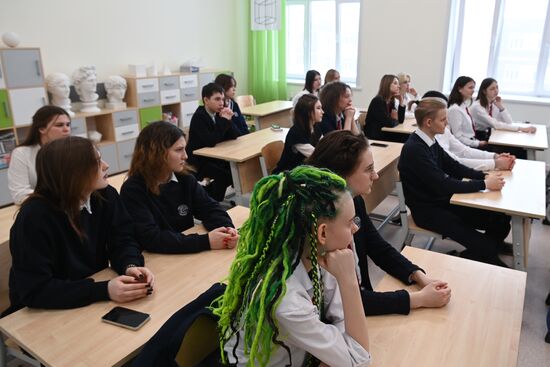 Открытие нового образовательного центра "Восход" в Новосибирской области