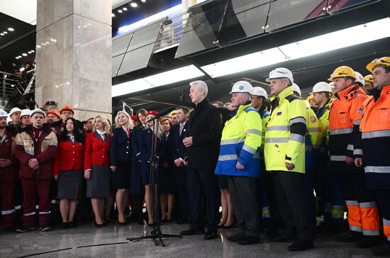 Открытие Большой кольцевой линии московского метро 