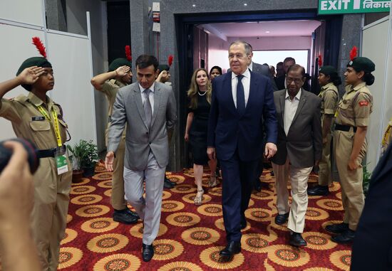 Визит главы МИД РФ С. Лаврова в Индию