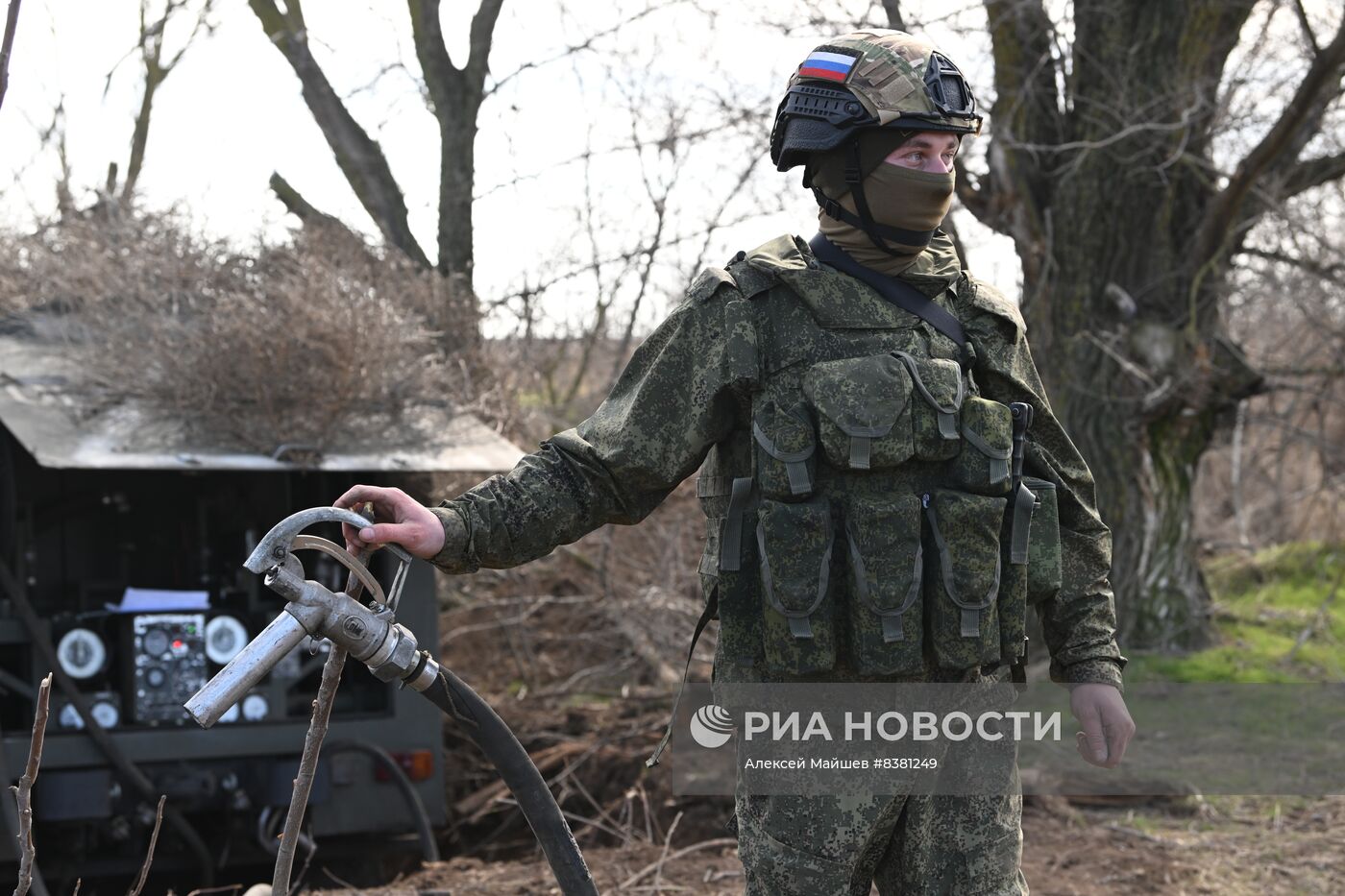 Работа топливозаправщиков в зоне СВО