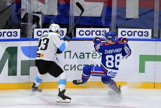 Хоккей. КХЛ. Матч СКА - "Динамо" (Минск)