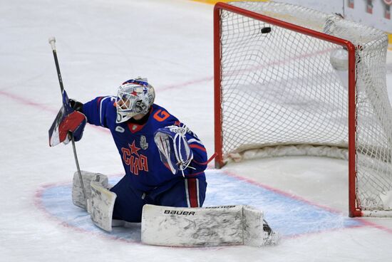 Хоккей. КХЛ. Матч СКА - "Динамо" (Минск)