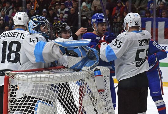 Хоккей. КХЛ. Матч СКА - "Динамо" (Минск)