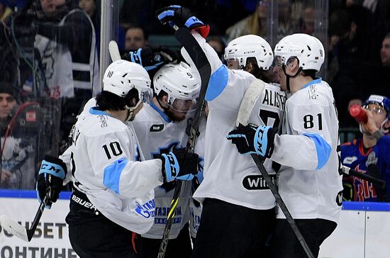 Хоккей. КХЛ. Матч СКА - "Динамо" (Минск)