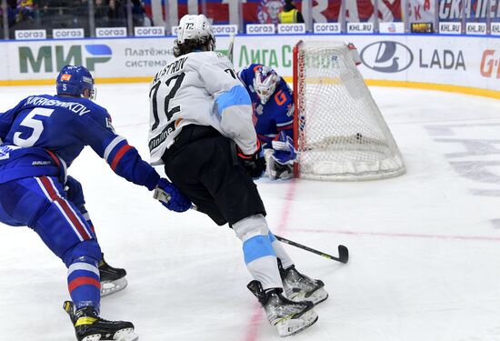 Хоккей. КХЛ. Матч СКА - "Динамо" (Минск)