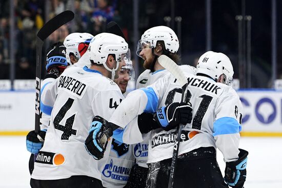 Хоккей. КХЛ. Матч СКА - "Динамо" (Минск)