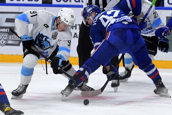 Хоккей. КХЛ. Матч СКА - "Динамо" (Минск)