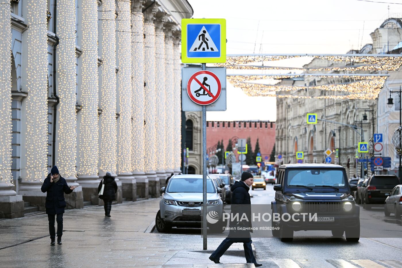 Знаки о запрете проезда на самокатах установили в Москве