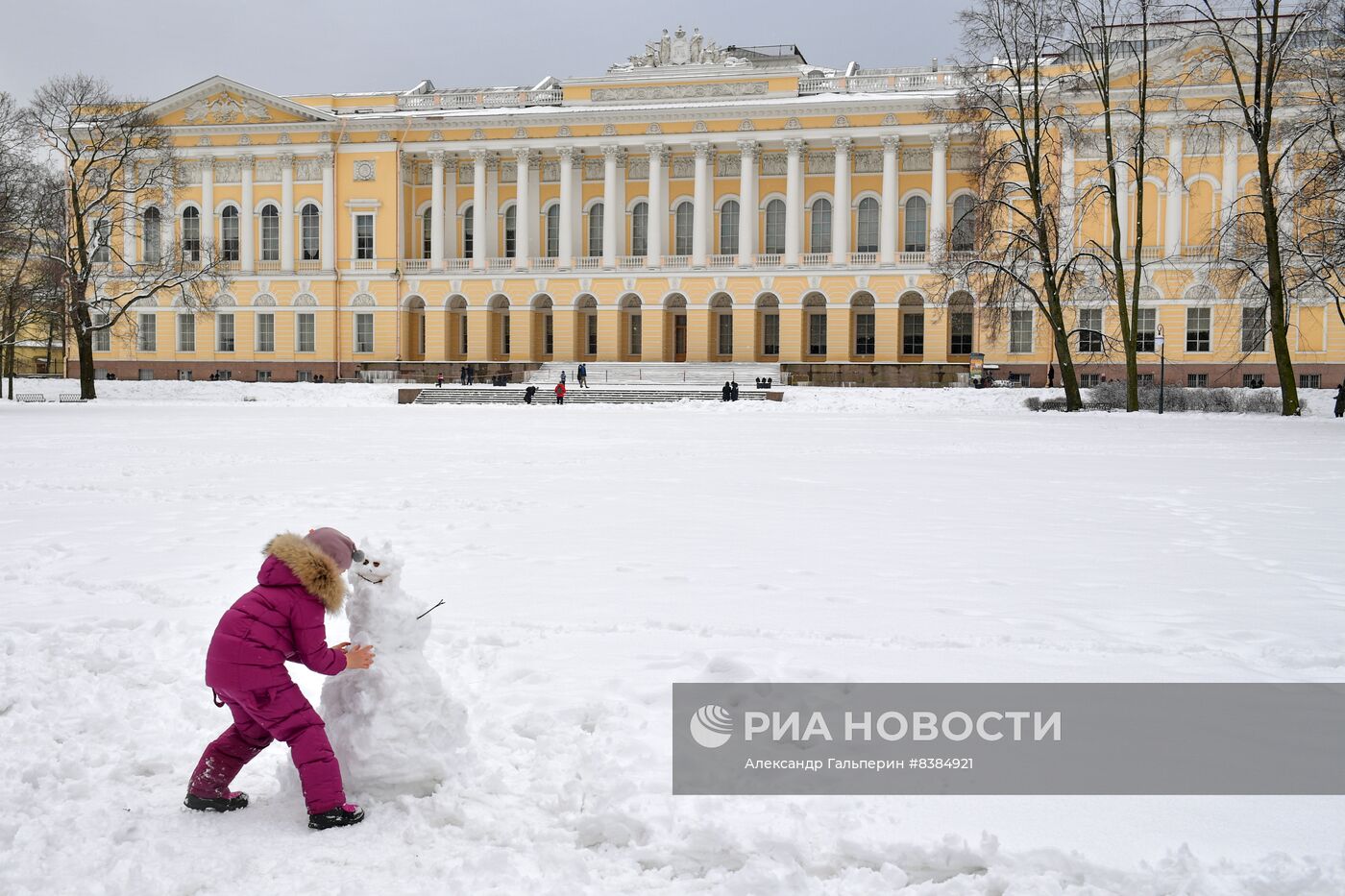 Снегопад в Санкт-Петербурге