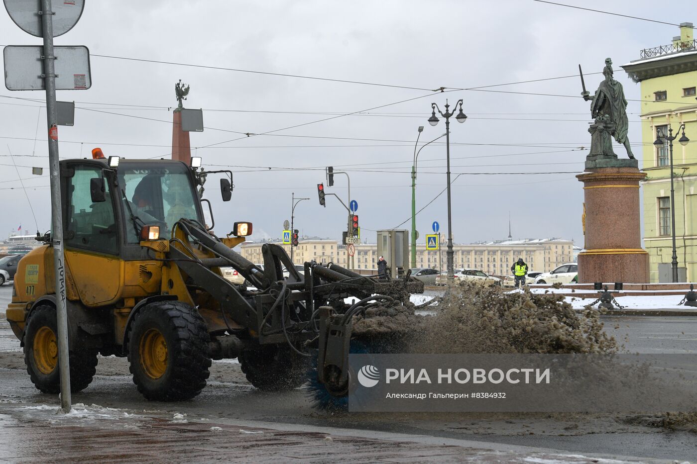 Снегопад в Санкт-Петербурге