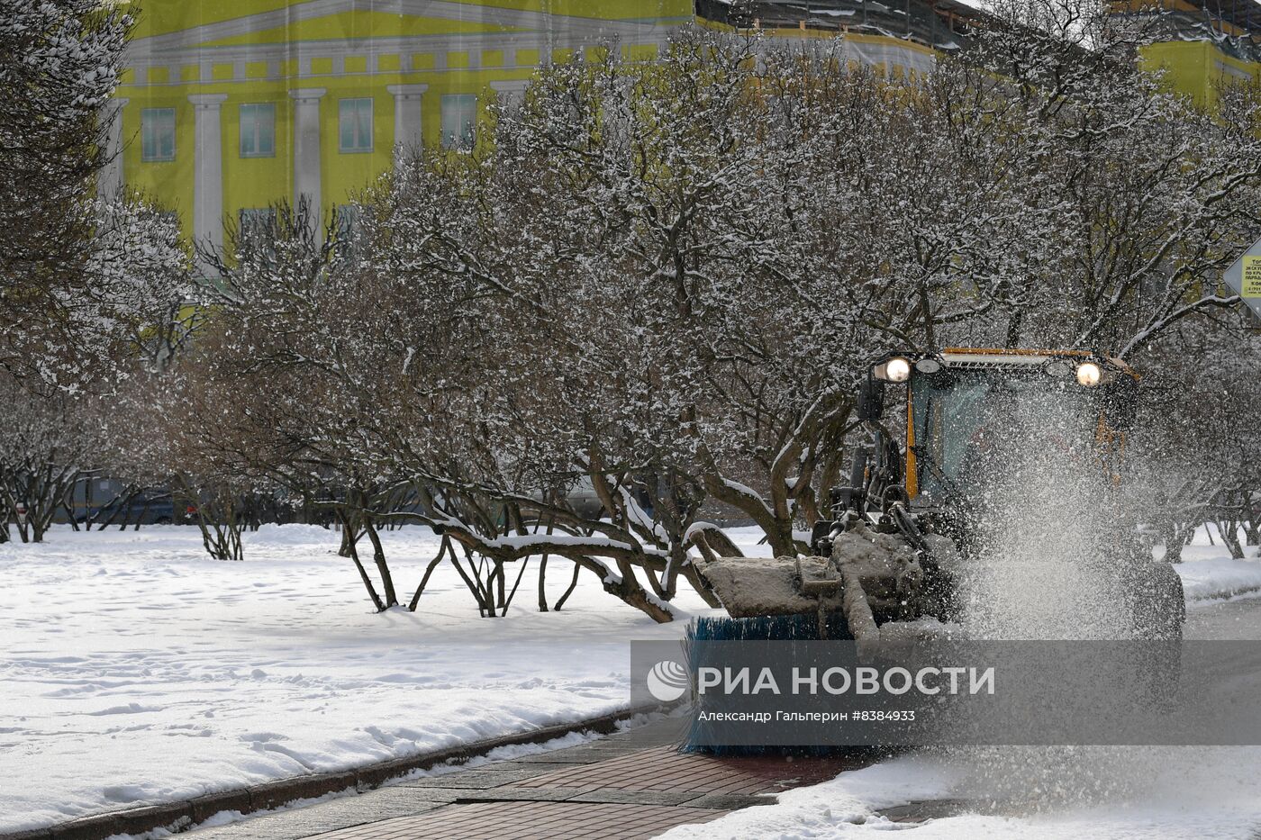 Снегопад в Санкт-Петербурге