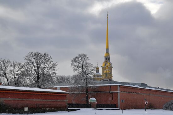 Снегопад в Санкт-Петербурге