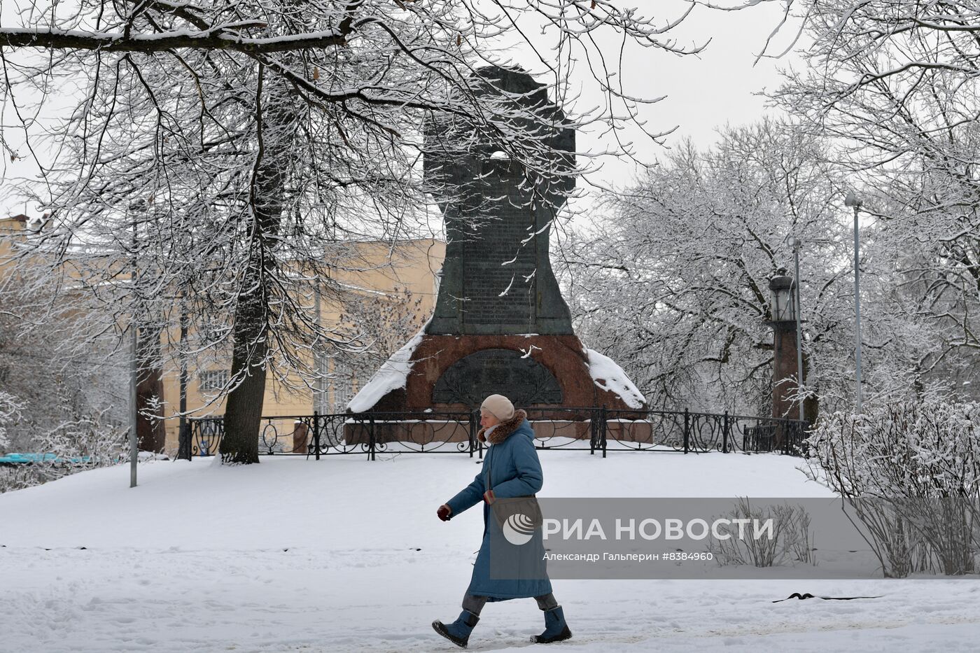 Снегопад в Санкт-Петербурге