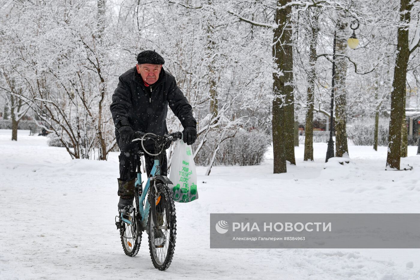 Снегопад в Санкт-Петербурге