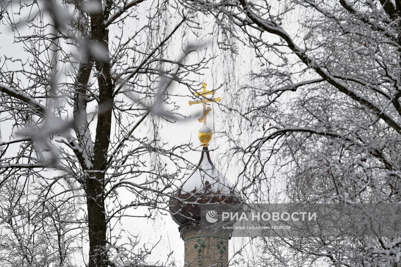Снегопад в Санкт-Петербурге