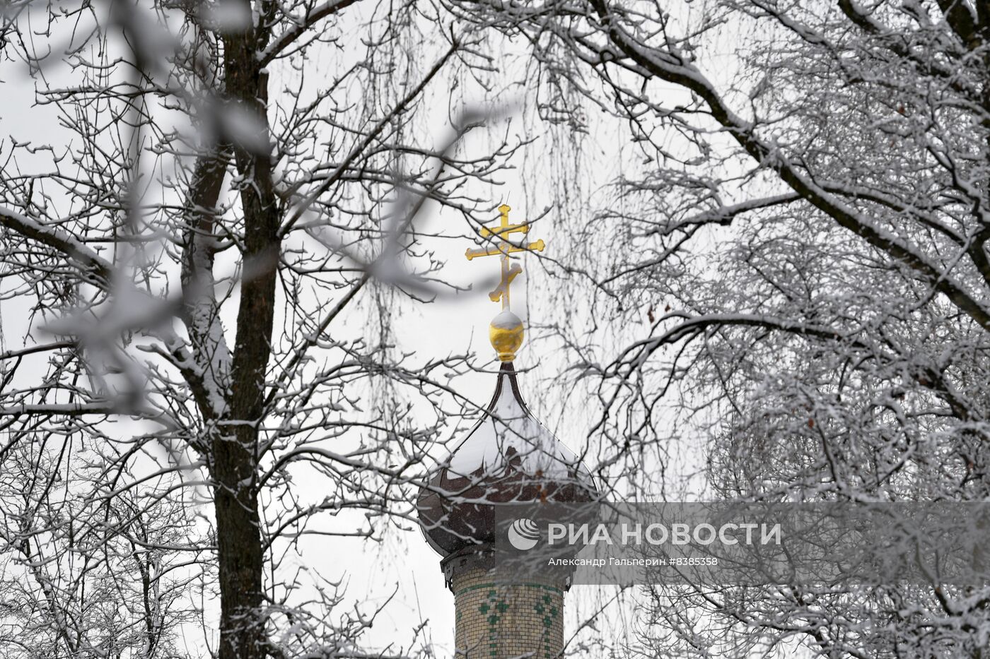 Снегопад в Санкт-Петербурге