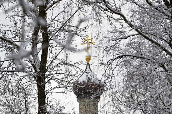 Снегопад в Санкт-Петербурге