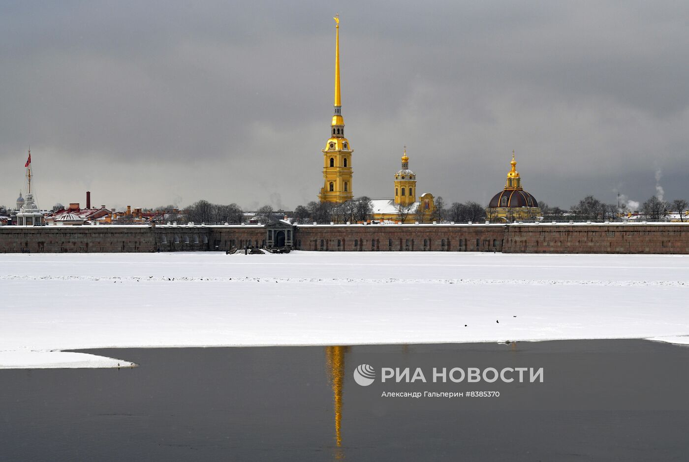 Снегопад в Санкт-Петербурге