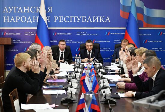 Заседание Избирательной комиссии ЛНР