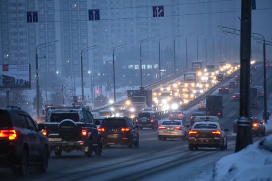 Пробки в Москве