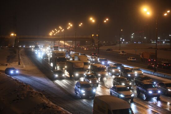 Пробки в Москве