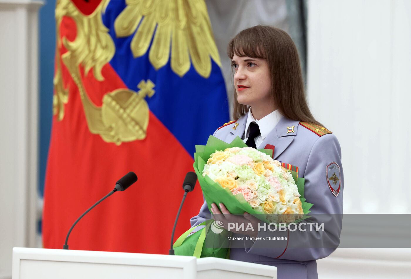 Президент РФ В. Путин вручил государственные награды выдающимся женщинам России