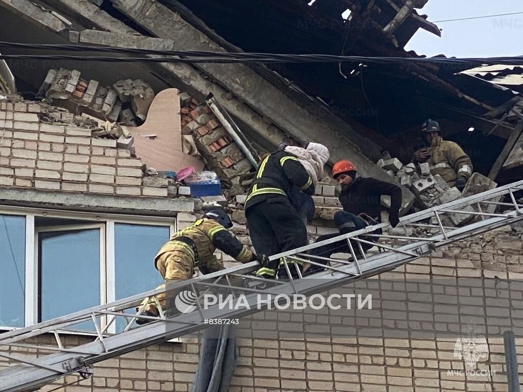 Взрыв газа в жилом доме в Чите