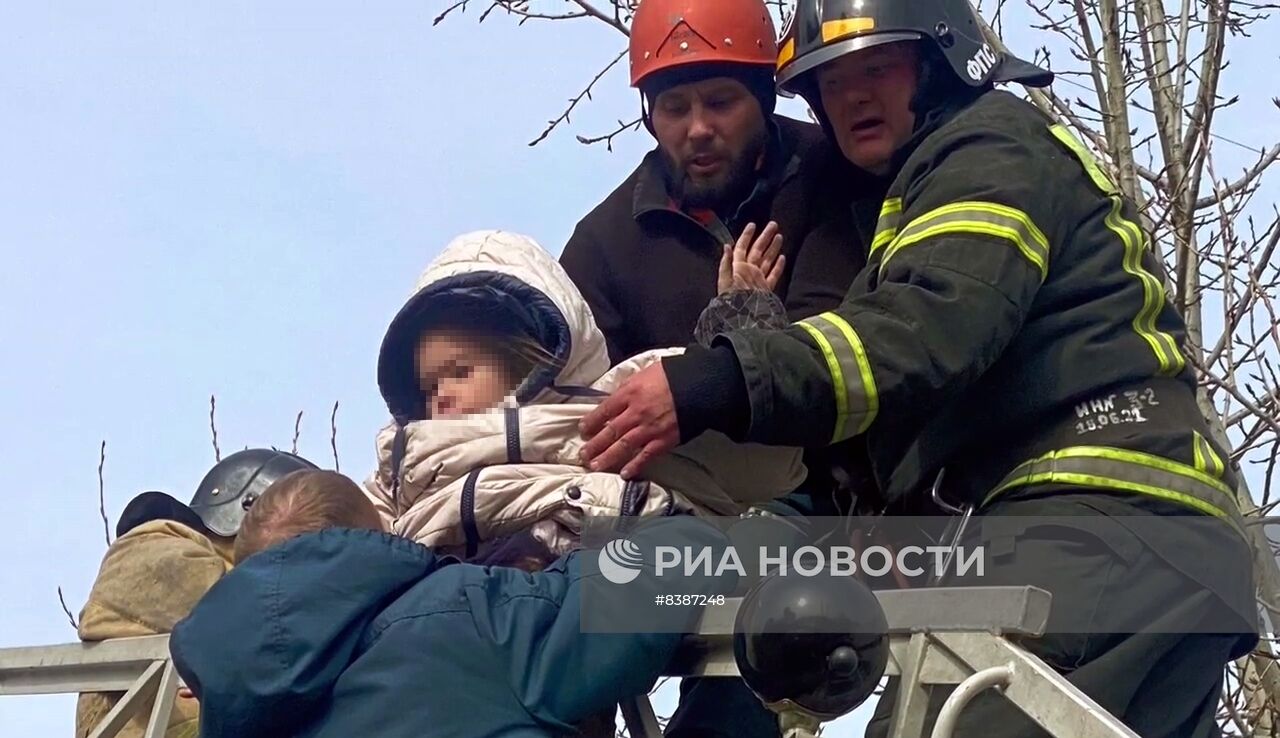 Взрыв газа в жилом доме в Чите