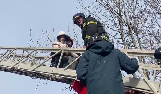 Взрыв газа в жилом доме в Чите