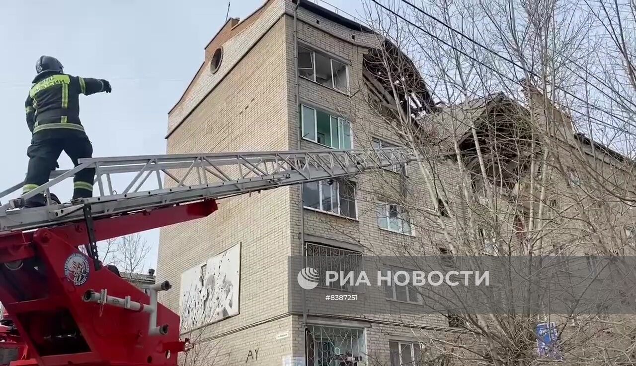 Взрыв газа в жилом доме в Чите