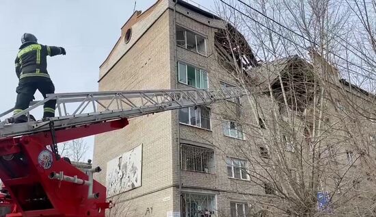 Взрыв газа в жилом доме в Чите