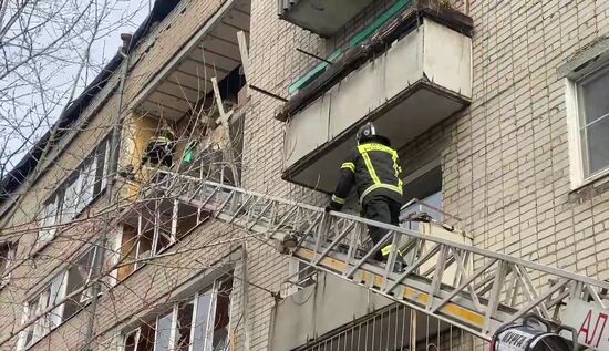 Взрыв газа в жилом доме в Чите