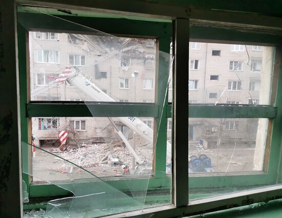 Взрыв газа в жилом доме в Чите