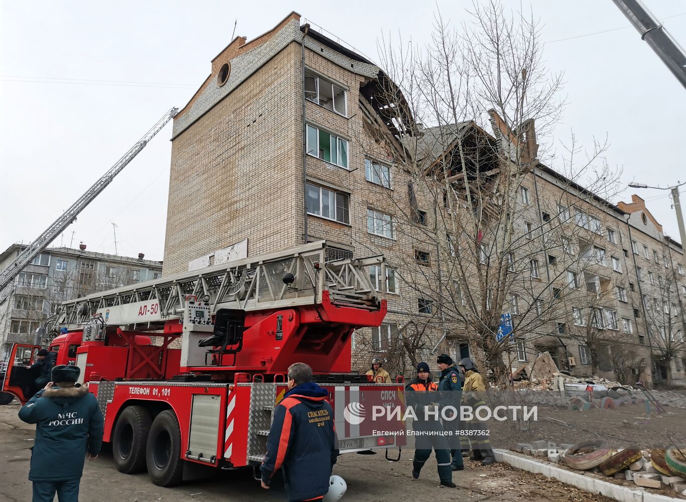 Взрыв газа в жилом доме в Чите