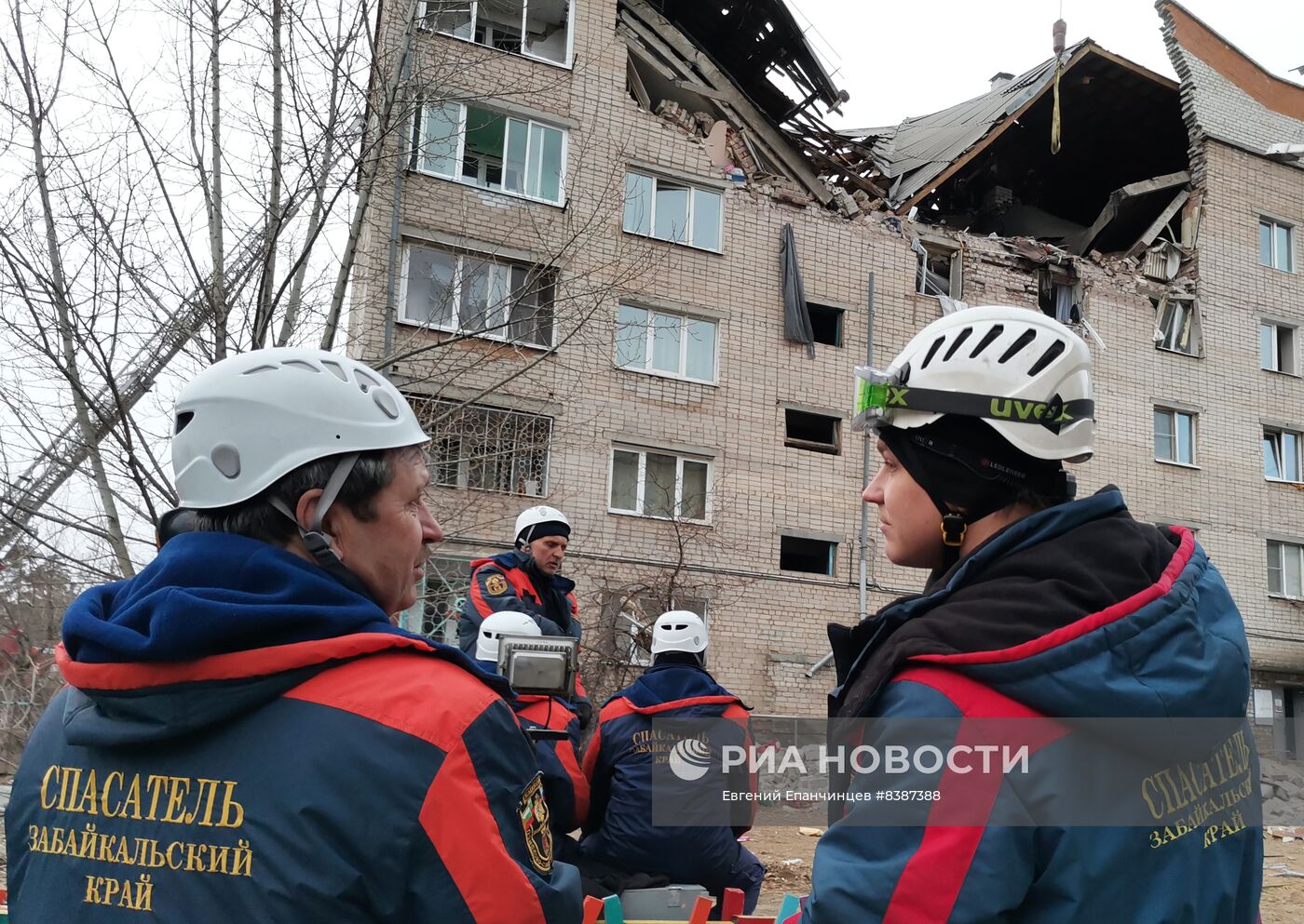 Взрыв газа в жилом доме в Чите