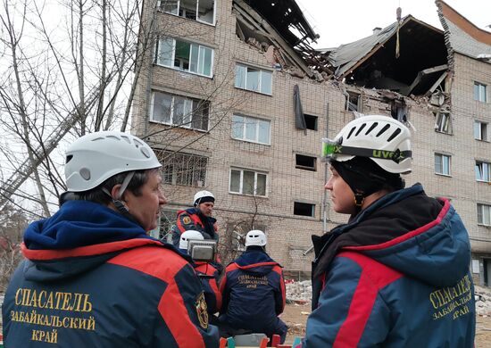 Взрыв газа в жилом доме в Чите