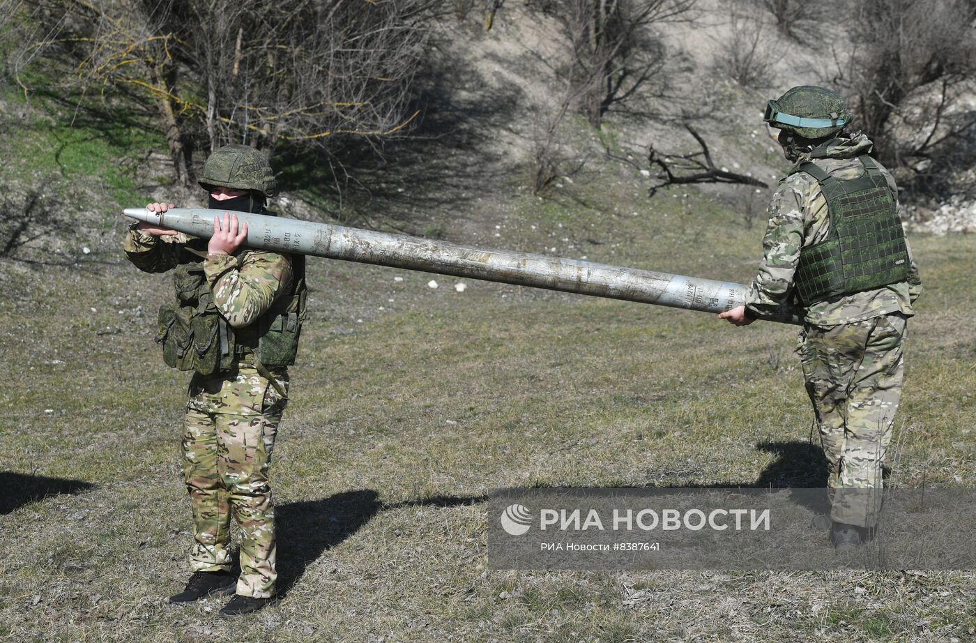 Работа РСЗО "Торнадо-Г" в южном секторе СВО