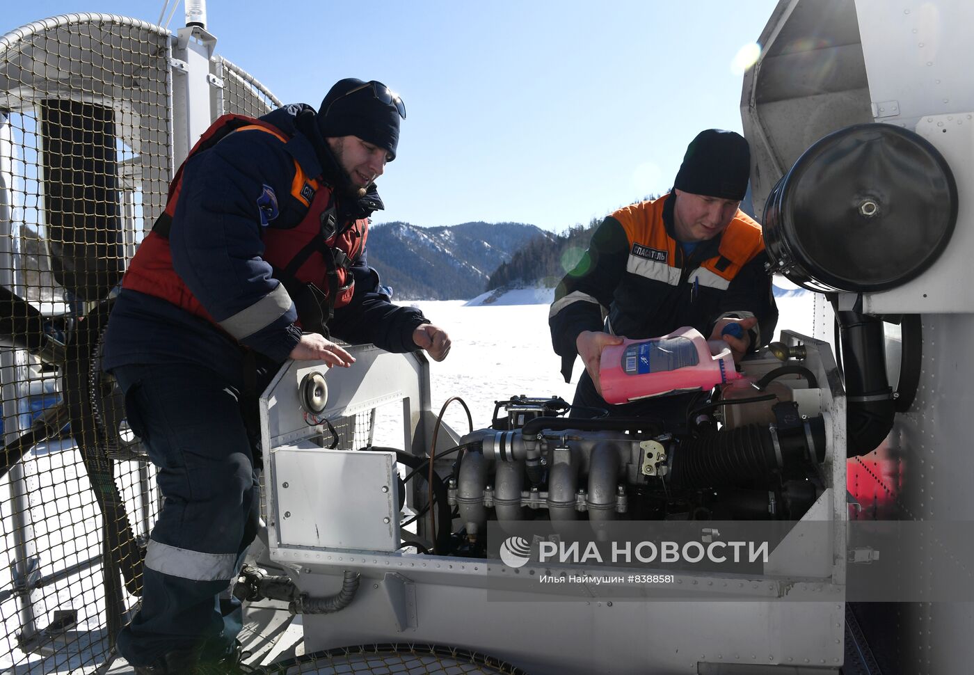 Рейд по соблюдению безопасности на Красноярском водохранилище