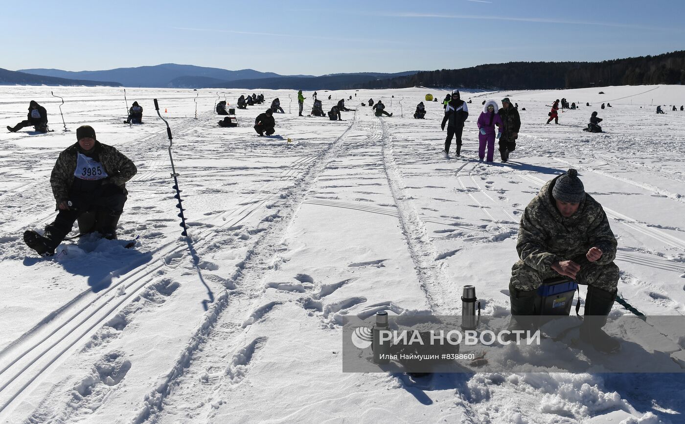 Соревнования по рыболовному спорту в Красноярском крае