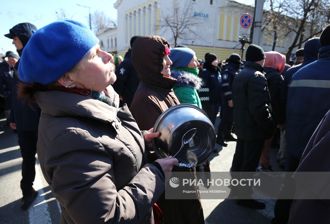 Акция протеста оппозиции в Кишиневе