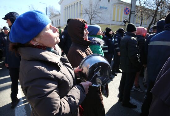 Акция протеста оппозиции в Кишиневе