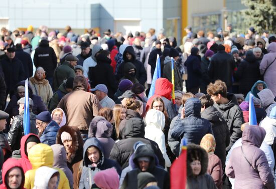 Акция протеста оппозиции в Кишиневе