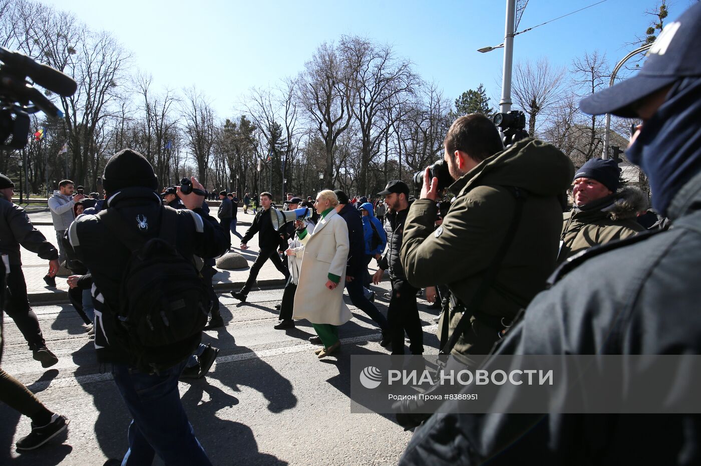 Акция протеста оппозиции в Кишиневе