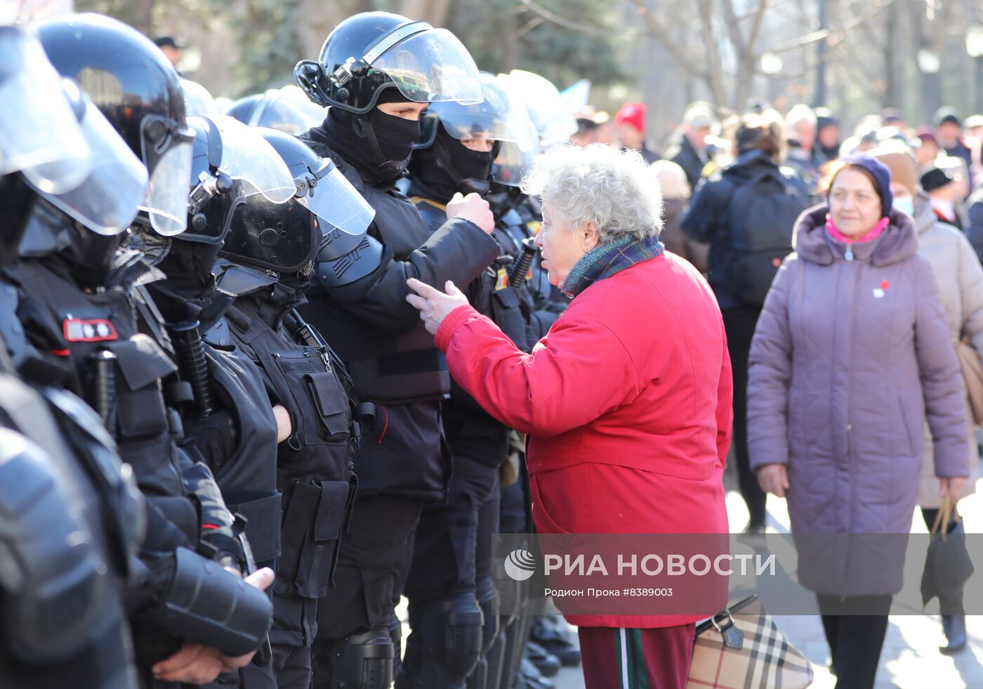 Акция протеста оппозиции в Кишиневе