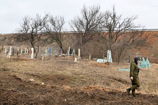 Бойцы группы "Вагнер" в окрестностях Артемовска