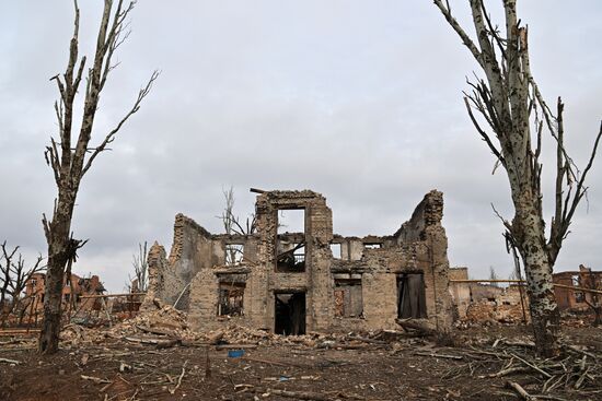 Бойцы группы "Вагнер" в окрестностях Артемовска