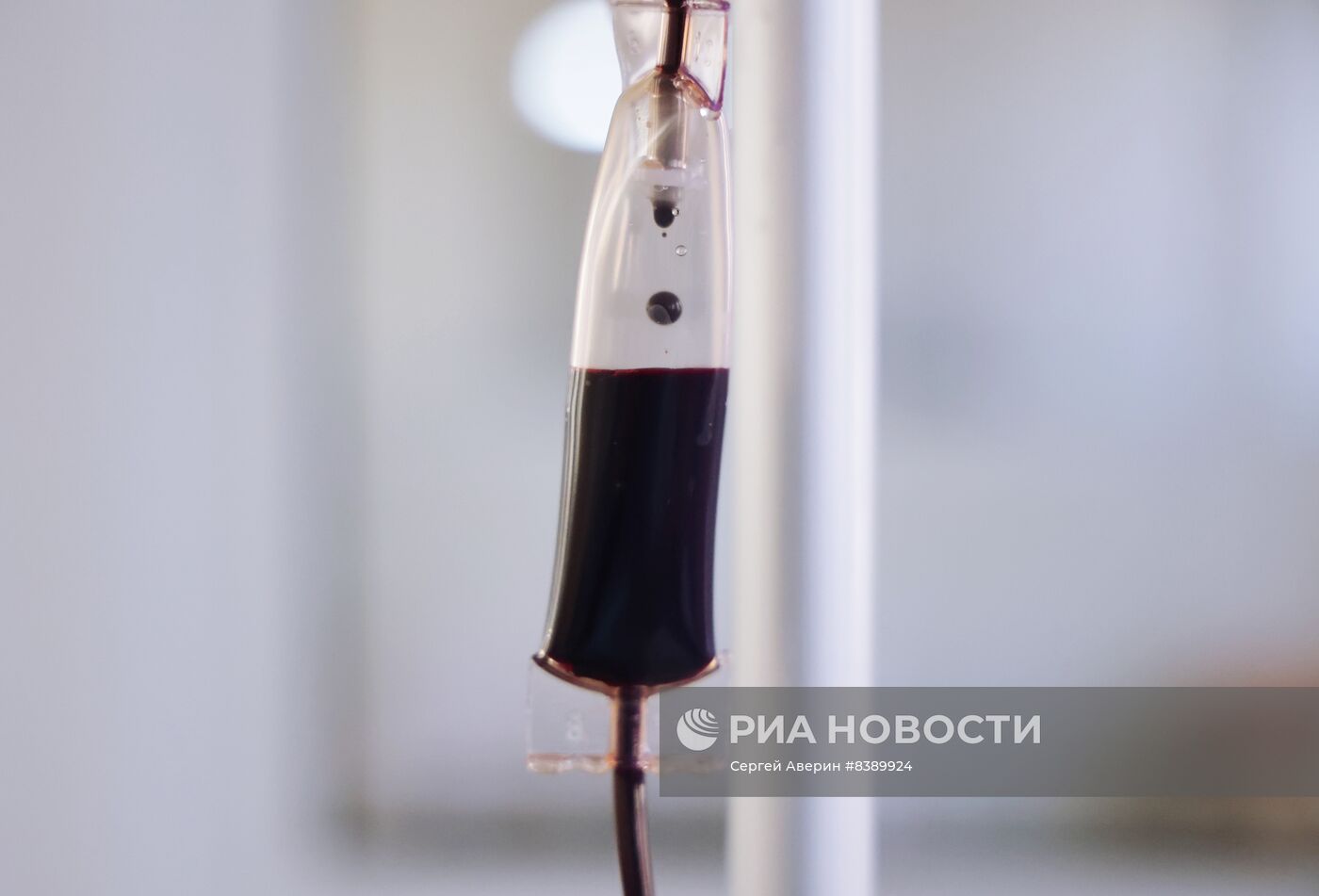 Сдача крови донорами в ДНР