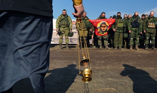 Богослужение в зоне СВО